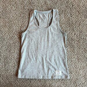 Ivory Ella Gray Women's tank Organic Cotton XS Comfy Cozy Soft Basics Lounge